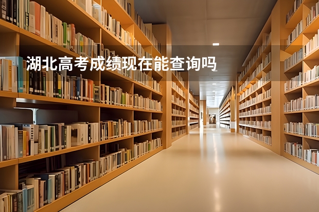 湖北高考成绩现在能查询吗