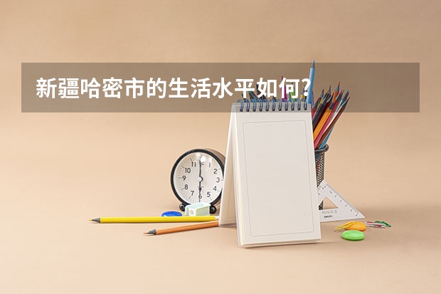 新疆哈密市的生活水平如何?