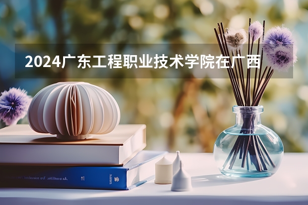 2024广东工程职业技术学院在广西招生计划详解
