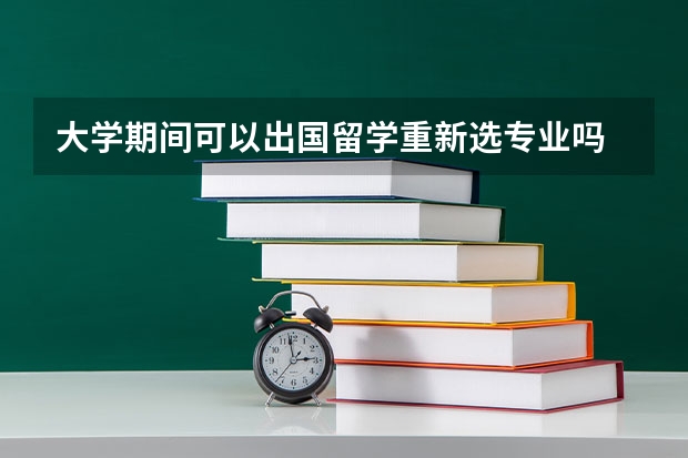 大学期间可以出国留学重新选专业吗
