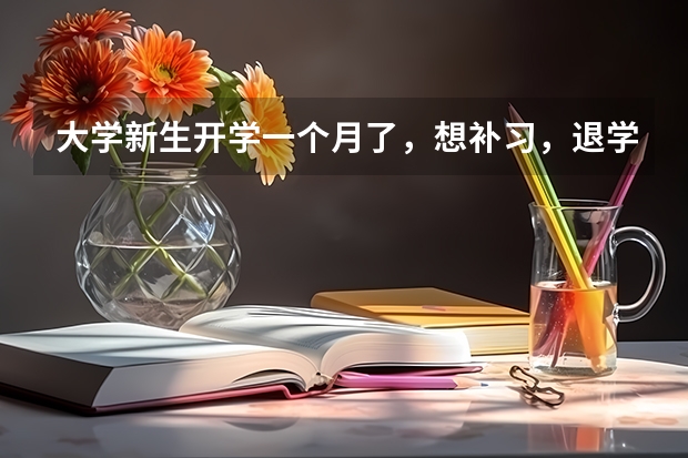 大学新生开学一个月了，想补习，退学流程是什么，（学生档案袋没交），对我以后有什么影响