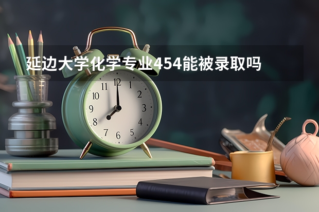 延边大学化学专业454能被录取吗