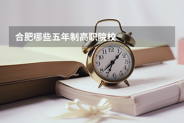 合肥哪些五年制高职院校