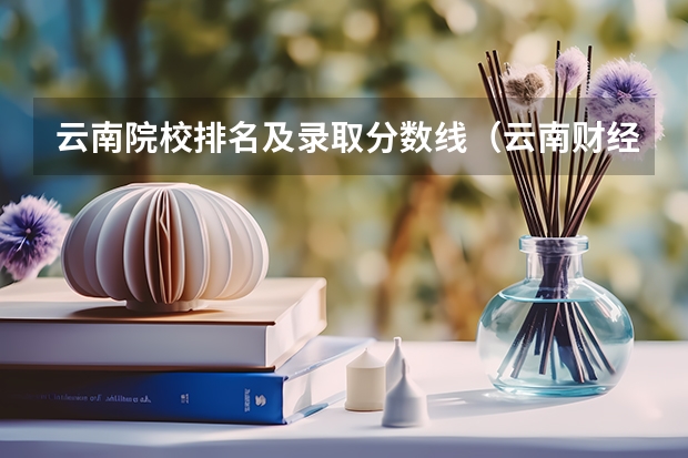 云南院校排名及录取分数线（云南财经大学分数线）