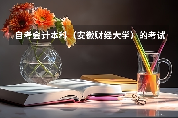 自考会计本科(安徽财经大学)的考试科目有哪些,越具体越好!谢谢各位大虾们!