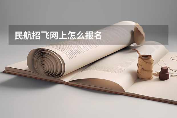 民航招飞网上怎么报名