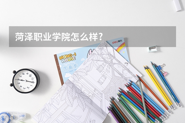菏泽职业学院怎么样?