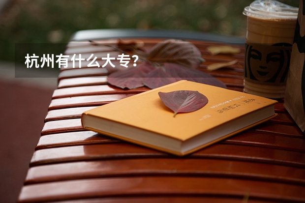 杭州有什么大专?