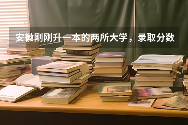 安徽刚刚升一本的两所大学，录取分数高吗？