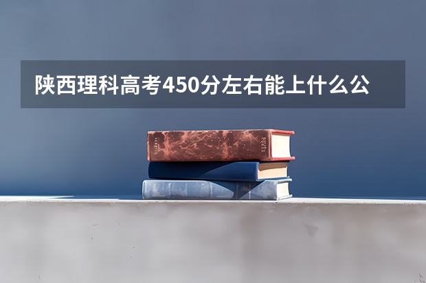 陕西理科高考450分左右能上什么公办二本大学？