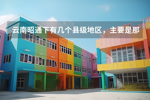云南昭通下有几个县级地区，主要是那个民族的人，他们的语言是什么语？各有什么风