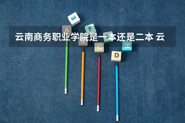 云南商务职业学院是一本还是二本 云南商务职业学院介绍