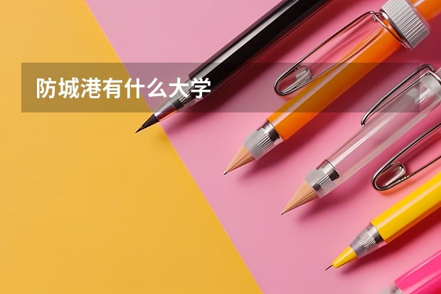 防城港有什么大学
