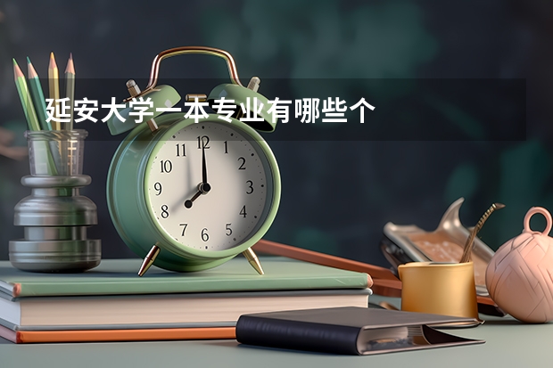 延安大学一本专业有哪些个