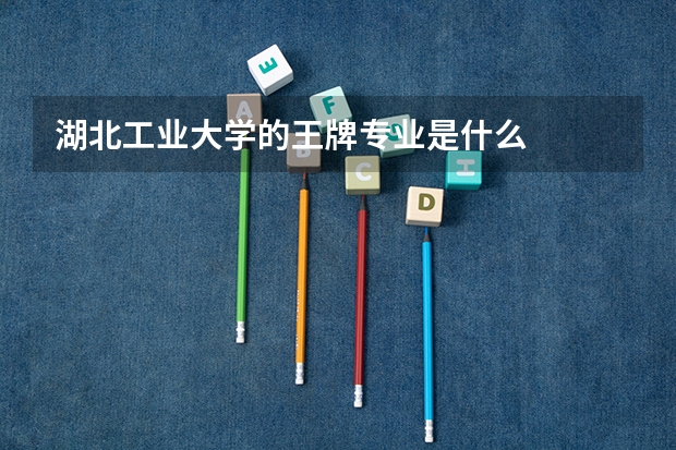 湖北工业大学的王牌专业是什么