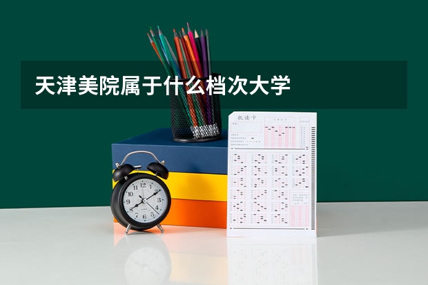 天津美院属于什么档次大学