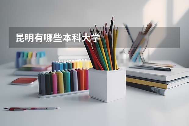 昆明有哪些本科大学