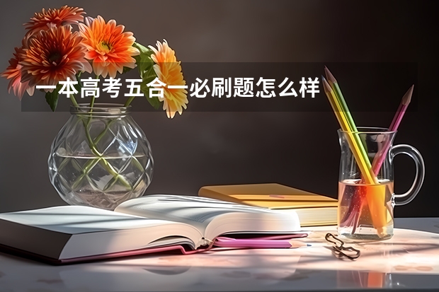 一本高考五合一必刷题怎么样