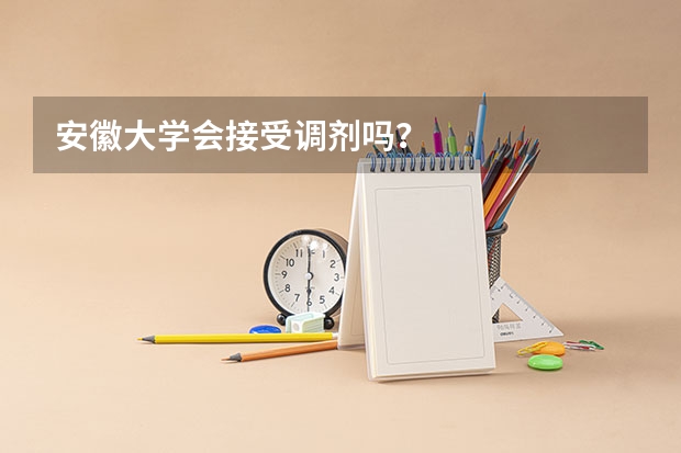 安徽大学会接受调剂吗？