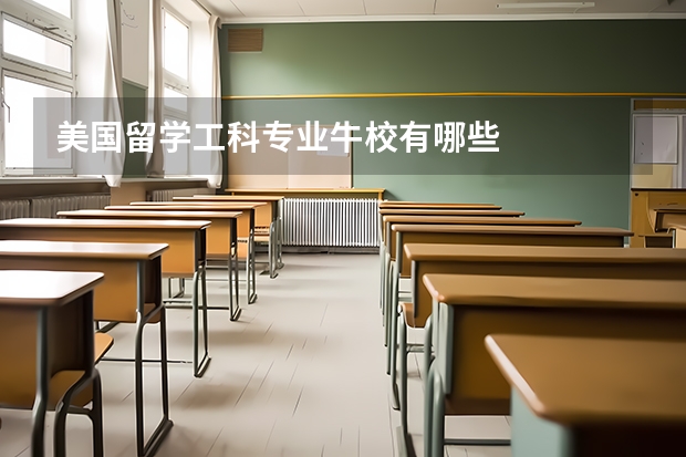 美国留学工科专业牛校有哪些