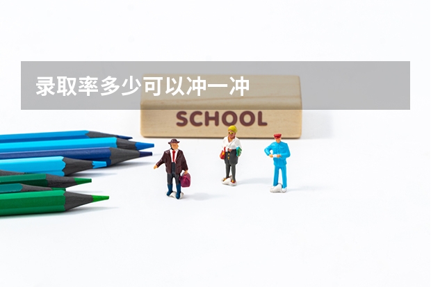 录取率多少可以冲一冲