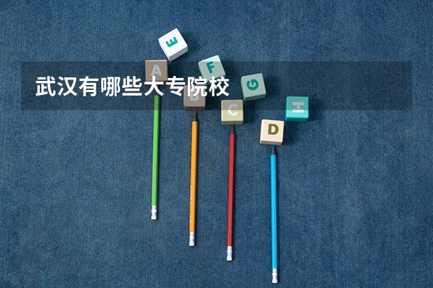 武汉有哪些大专院校