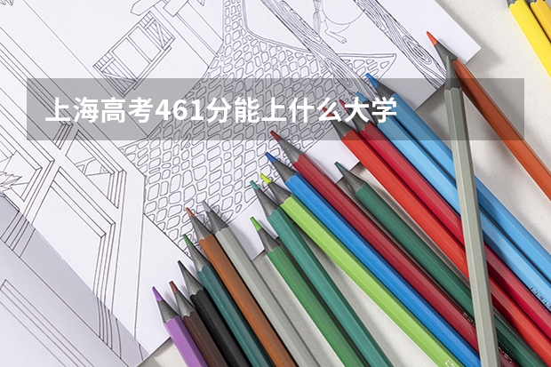 上海高考461分能上什么大学