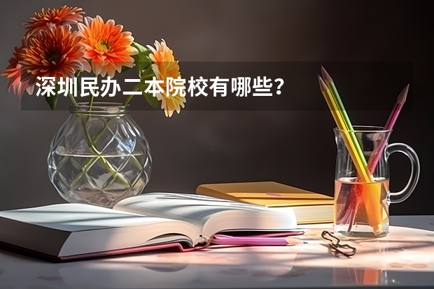 深圳民办二本院校有哪些?