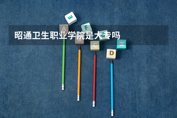 昭通卫生职业学院是大专吗